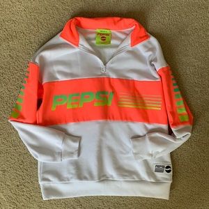 Forever 21 white and pink sweatshirt. Size small.